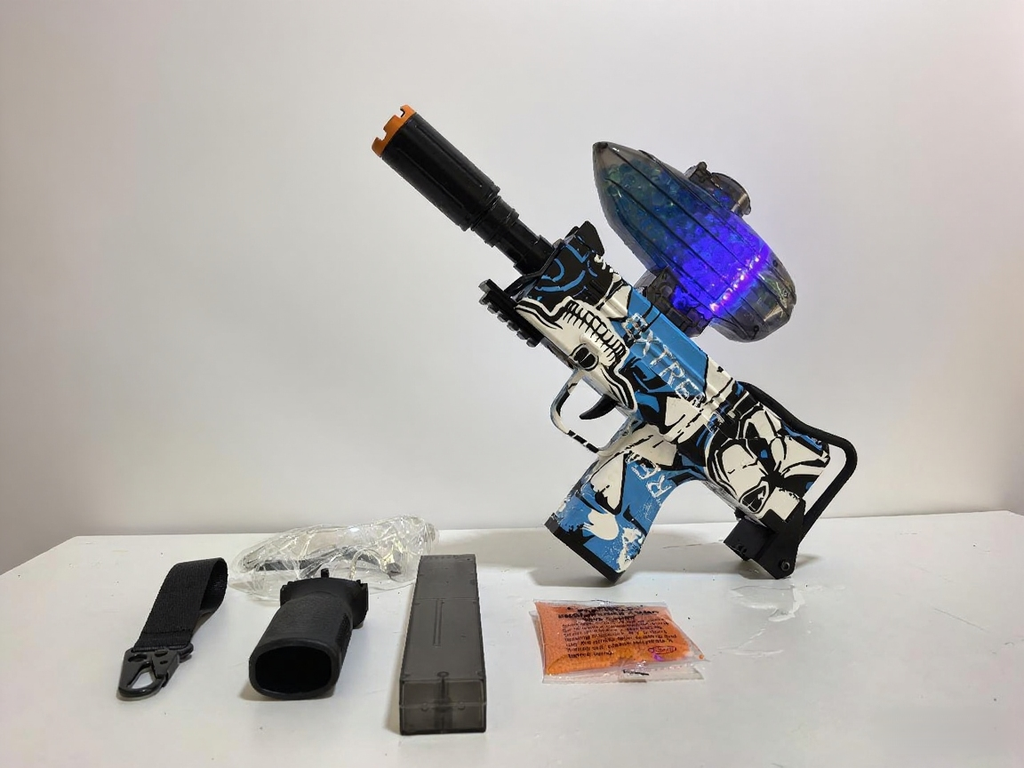 Yabeetoys Gel Blaster Toy Gun - Electric Automatic with High Capacity Gel Ball Hopper, Safe Outdoor Fun for Kids and Teens