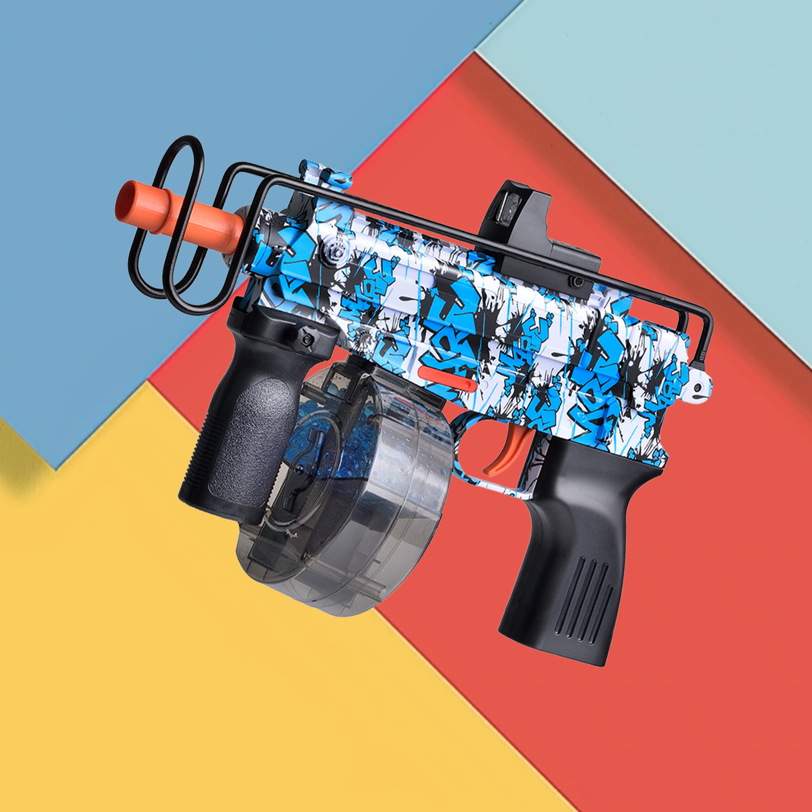Style Gel Blaster Toy Gun - High - Capacity Drum, Electric Automatic for Outdoor Fun